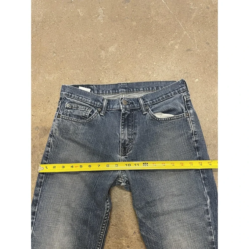 Levis 511 Jeans Mens 32x34 Blue Denim Slim Fit Straight Leg 5-Pocket‎ Zip Fly